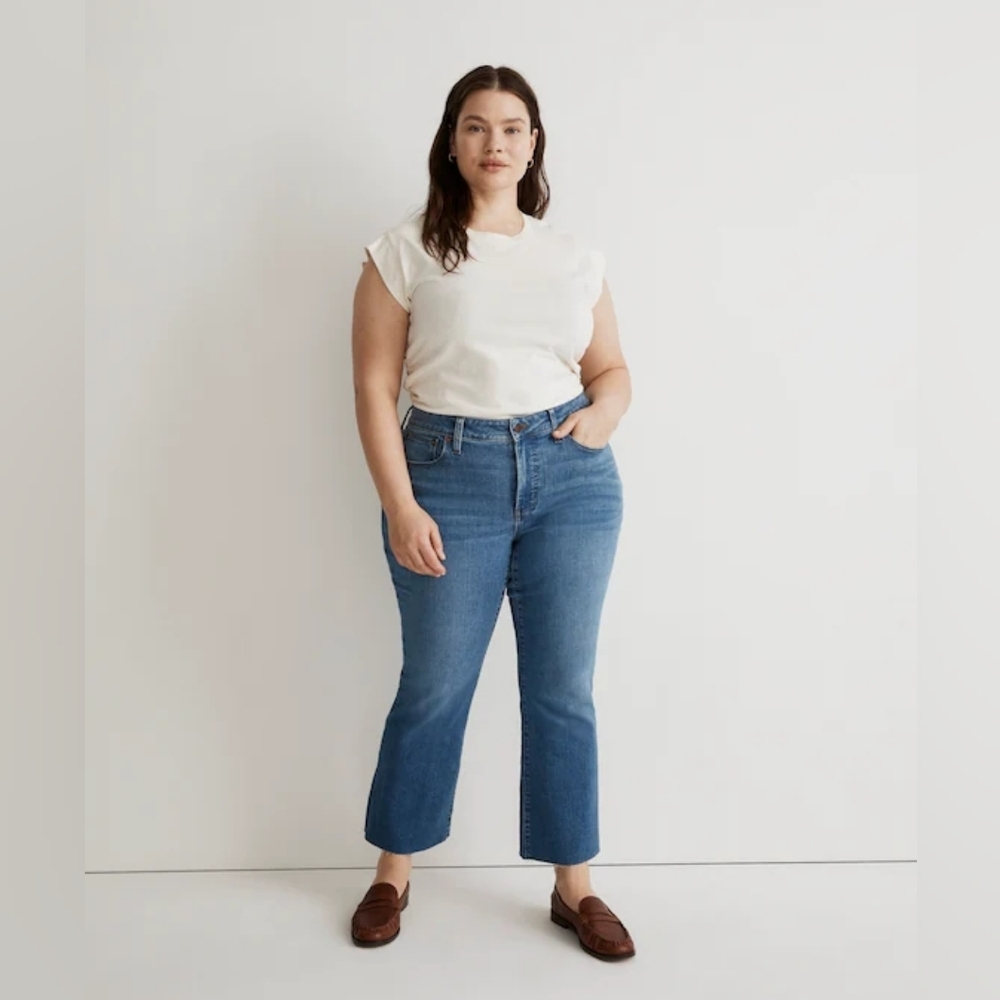 Madewell Plus Kick Out Crop Jeans